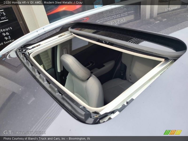 Modern Steel Metallic / Gray 2020 Honda HR-V EX AWD