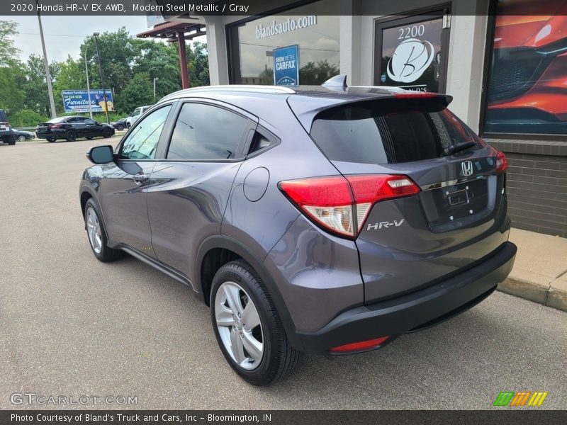 Modern Steel Metallic / Gray 2020 Honda HR-V EX AWD