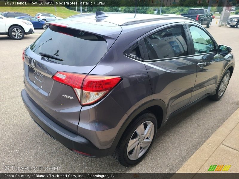 Modern Steel Metallic / Gray 2020 Honda HR-V EX AWD