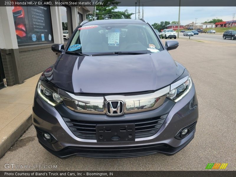 Modern Steel Metallic / Gray 2020 Honda HR-V EX AWD
