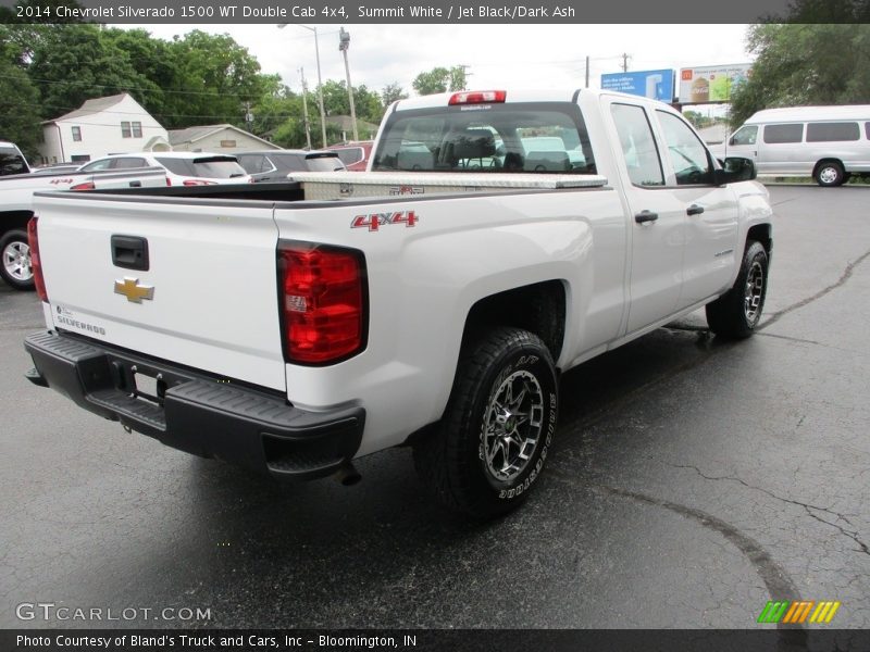 Summit White / Jet Black/Dark Ash 2014 Chevrolet Silverado 1500 WT Double Cab 4x4