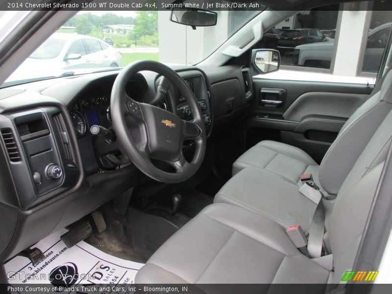 Summit White / Jet Black/Dark Ash 2014 Chevrolet Silverado 1500 WT Double Cab 4x4