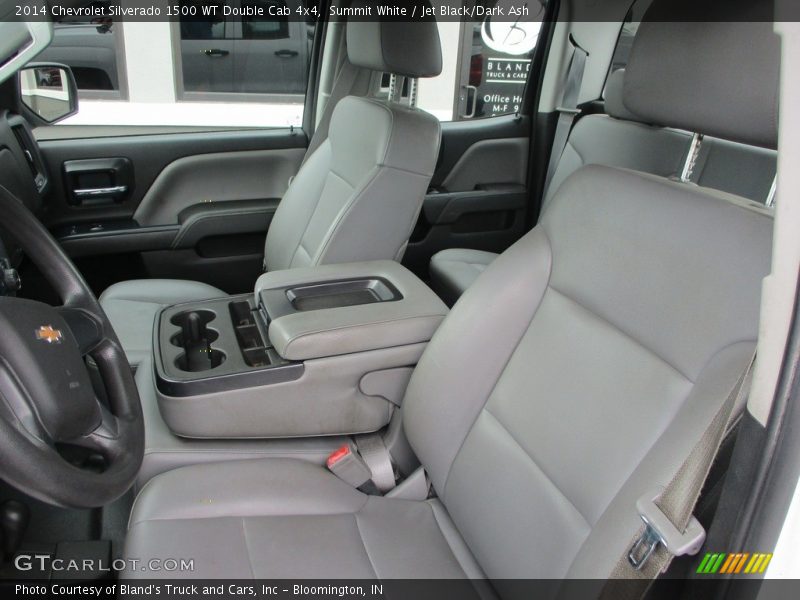 Summit White / Jet Black/Dark Ash 2014 Chevrolet Silverado 1500 WT Double Cab 4x4