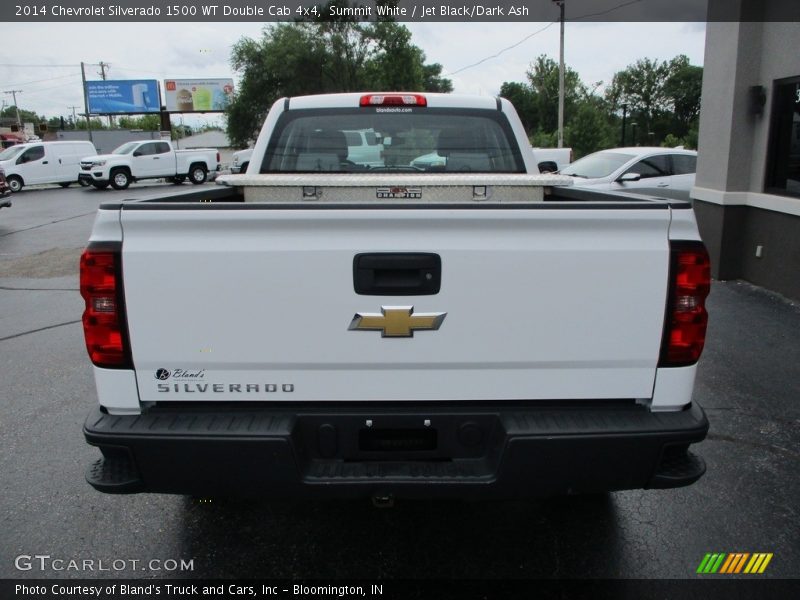 Summit White / Jet Black/Dark Ash 2014 Chevrolet Silverado 1500 WT Double Cab 4x4