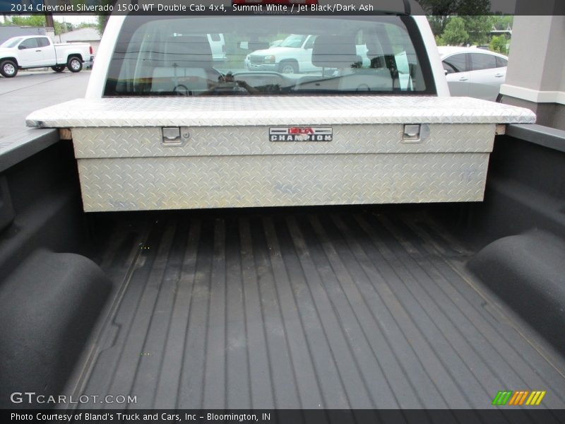 Summit White / Jet Black/Dark Ash 2014 Chevrolet Silverado 1500 WT Double Cab 4x4