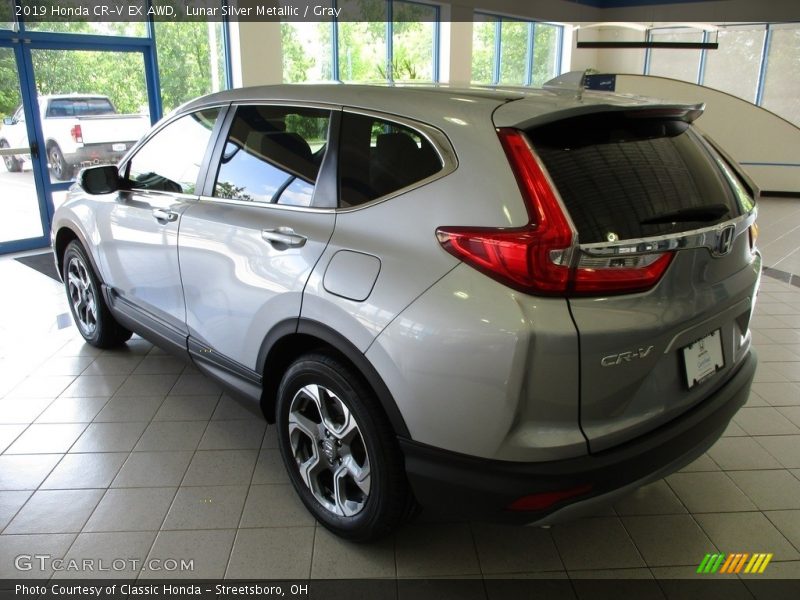 Lunar Silver Metallic / Gray 2019 Honda CR-V EX AWD