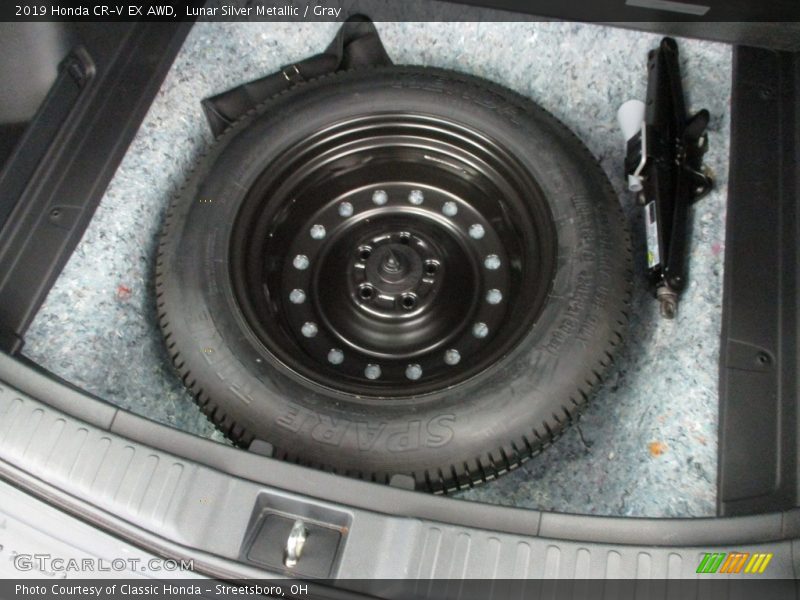 Lunar Silver Metallic / Gray 2019 Honda CR-V EX AWD