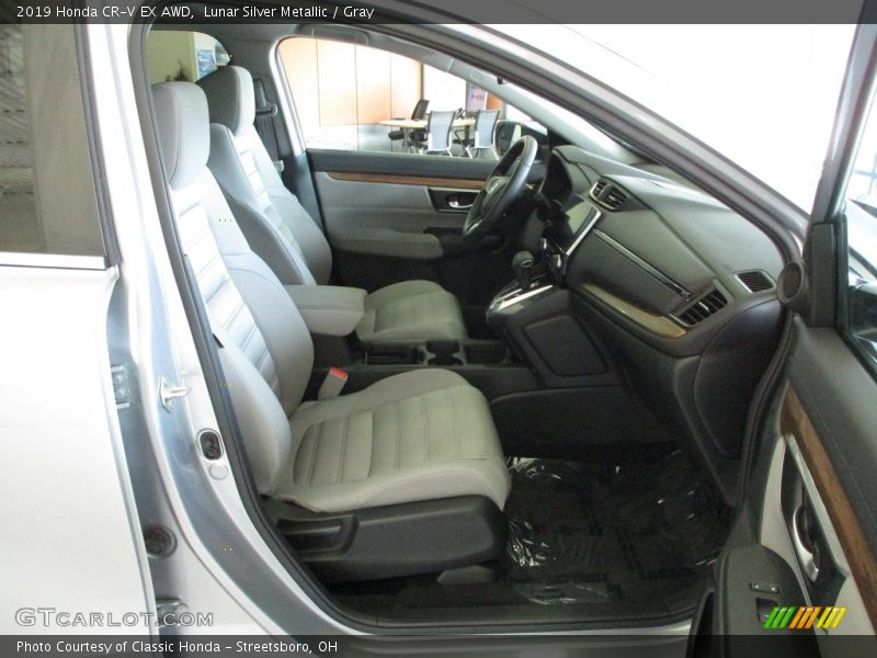 Lunar Silver Metallic / Gray 2019 Honda CR-V EX AWD