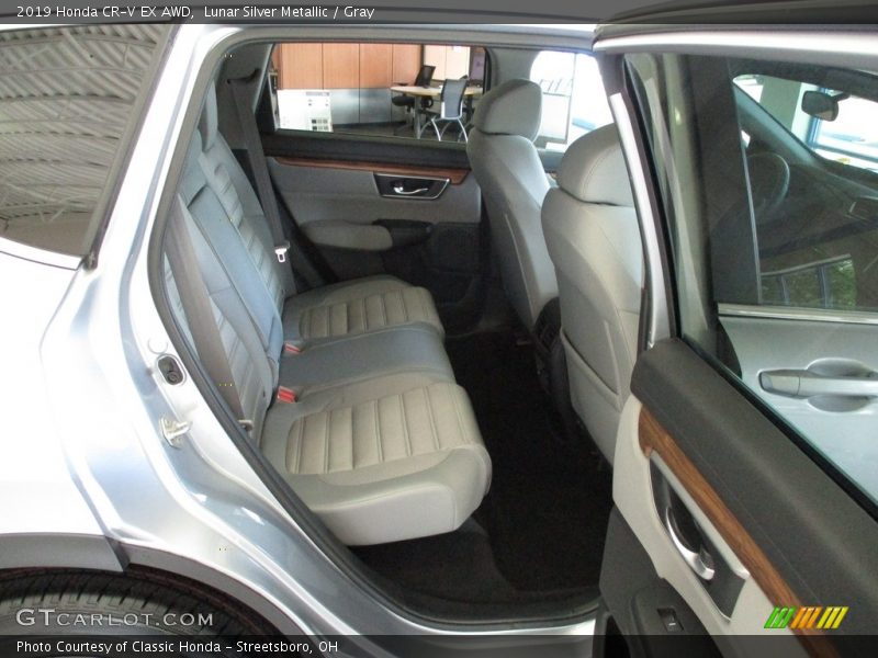 Lunar Silver Metallic / Gray 2019 Honda CR-V EX AWD