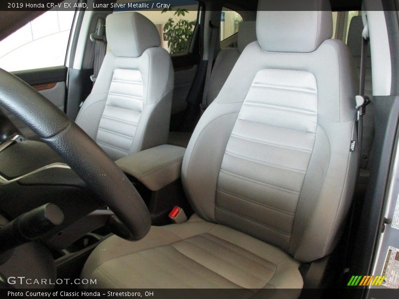 Lunar Silver Metallic / Gray 2019 Honda CR-V EX AWD