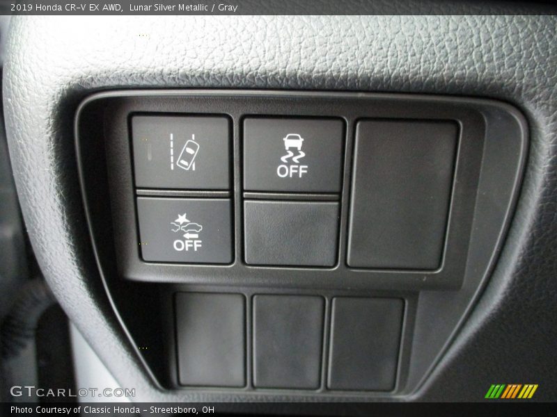 Lunar Silver Metallic / Gray 2019 Honda CR-V EX AWD