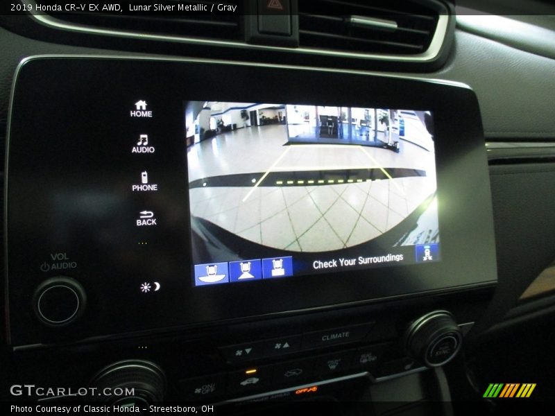 Lunar Silver Metallic / Gray 2019 Honda CR-V EX AWD