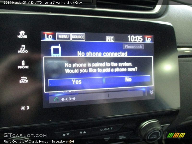 Lunar Silver Metallic / Gray 2019 Honda CR-V EX AWD