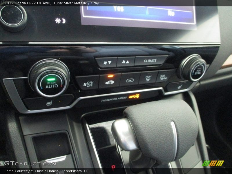 Lunar Silver Metallic / Gray 2019 Honda CR-V EX AWD