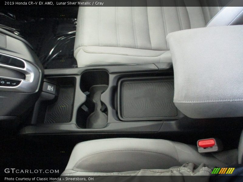 Lunar Silver Metallic / Gray 2019 Honda CR-V EX AWD