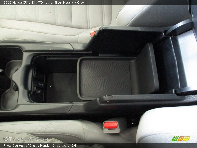 Lunar Silver Metallic / Gray 2019 Honda CR-V EX AWD