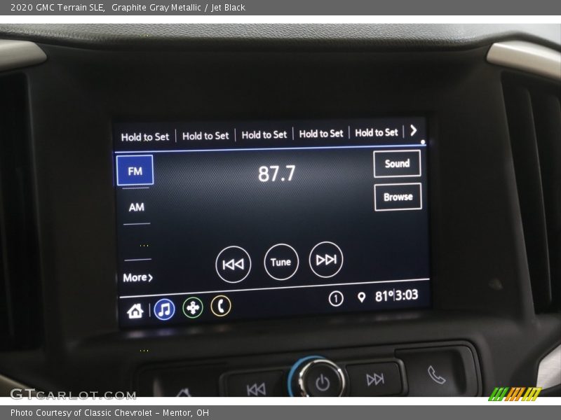 Graphite Gray Metallic / Jet Black 2020 GMC Terrain SLE