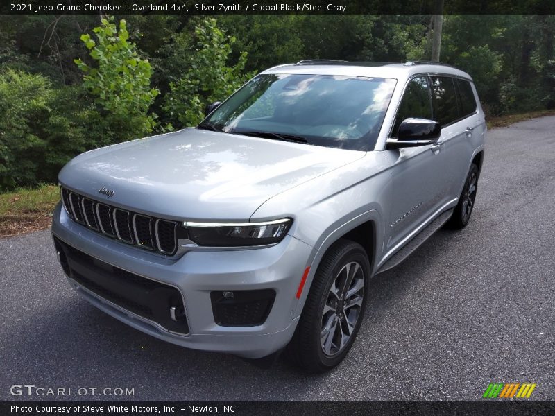 Silver Zynith / Global Black/Steel Gray 2021 Jeep Grand Cherokee L Overland 4x4