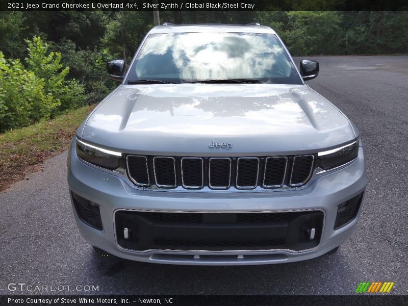 Silver Zynith / Global Black/Steel Gray 2021 Jeep Grand Cherokee L Overland 4x4