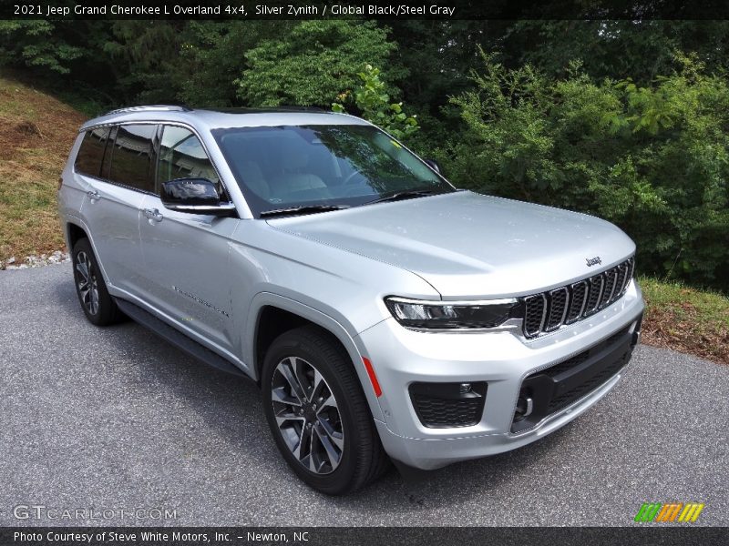 Silver Zynith / Global Black/Steel Gray 2021 Jeep Grand Cherokee L Overland 4x4