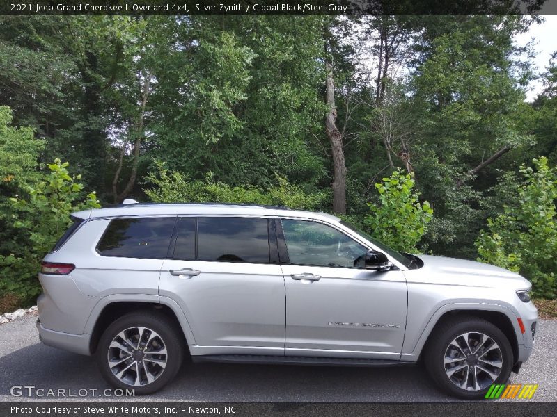 Silver Zynith / Global Black/Steel Gray 2021 Jeep Grand Cherokee L Overland 4x4