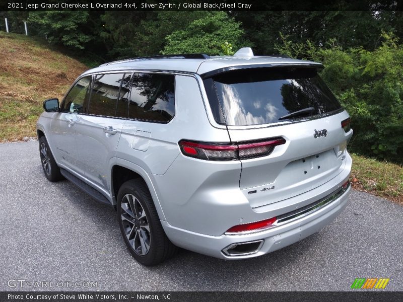 Silver Zynith / Global Black/Steel Gray 2021 Jeep Grand Cherokee L Overland 4x4
