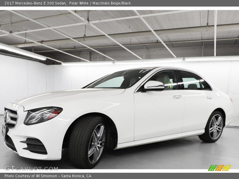 Polar White / Macchiato Beige/Black 2017 Mercedes-Benz E 300 Sedan