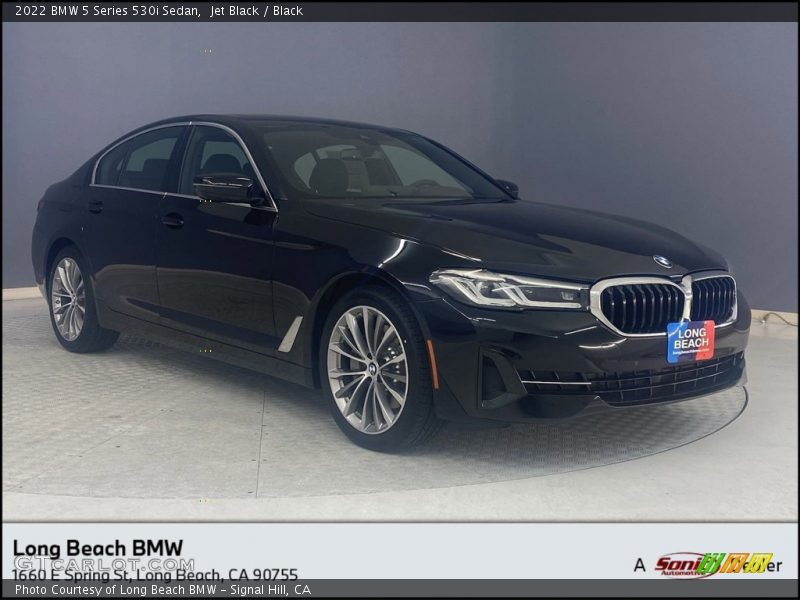 Jet Black / Black 2022 BMW 5 Series 530i Sedan