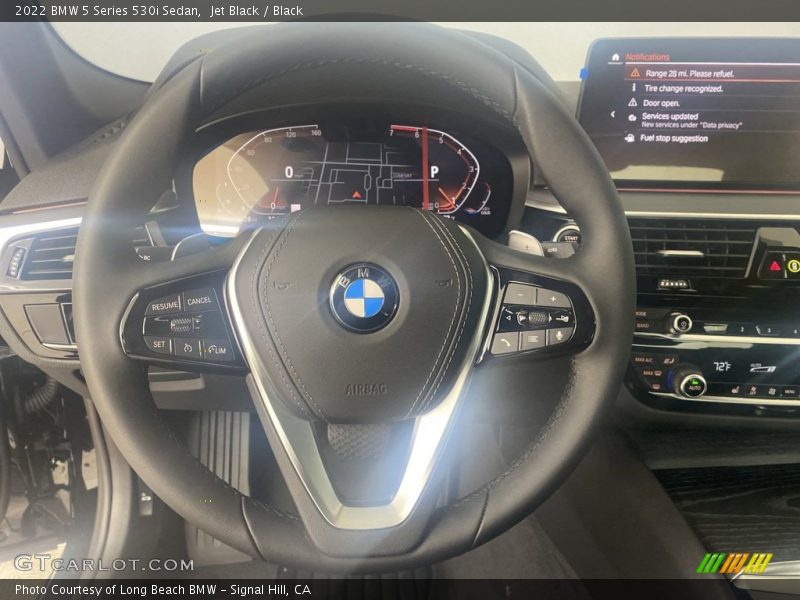 Jet Black / Black 2022 BMW 5 Series 530i Sedan