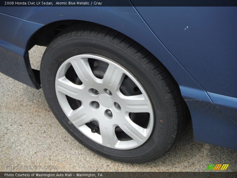 Atomic Blue Metallic / Gray 2008 Honda Civic LX Sedan