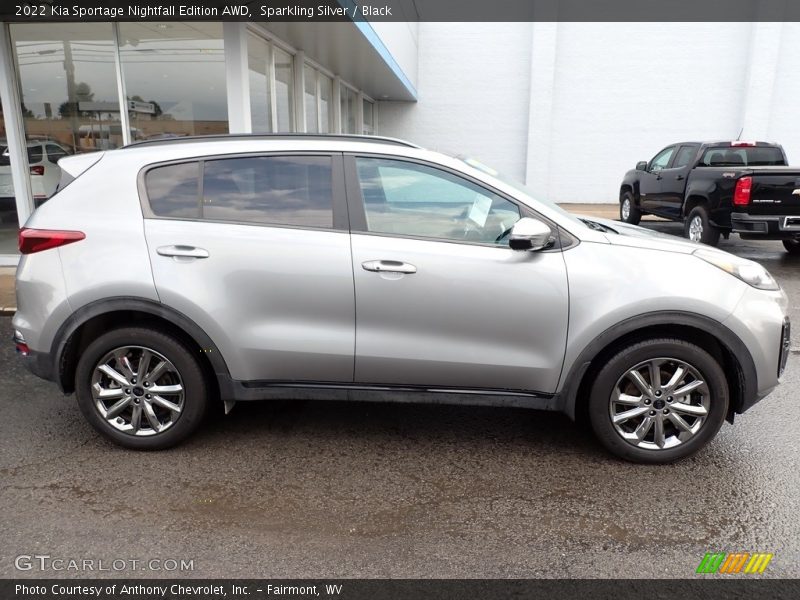 Sparkling Silver / Black 2022 Kia Sportage Nightfall Edition AWD