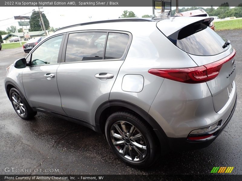 Sparkling Silver / Black 2022 Kia Sportage Nightfall Edition AWD