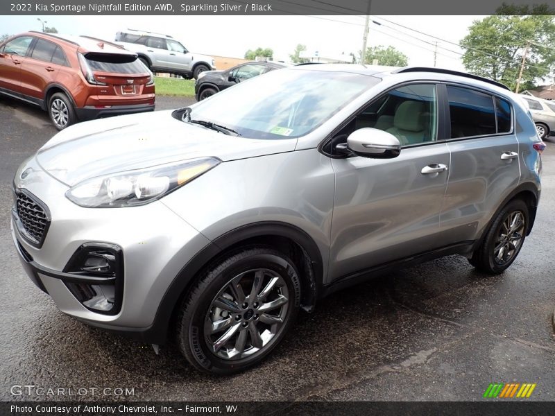 Sparkling Silver / Black 2022 Kia Sportage Nightfall Edition AWD