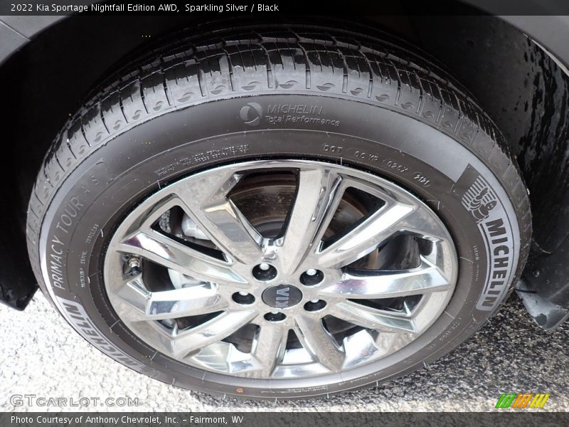 Sparkling Silver / Black 2022 Kia Sportage Nightfall Edition AWD