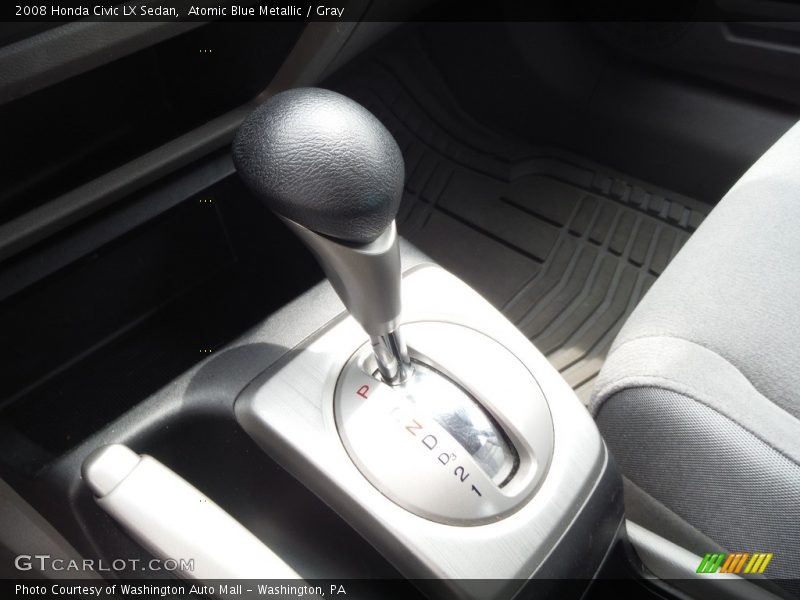 Atomic Blue Metallic / Gray 2008 Honda Civic LX Sedan