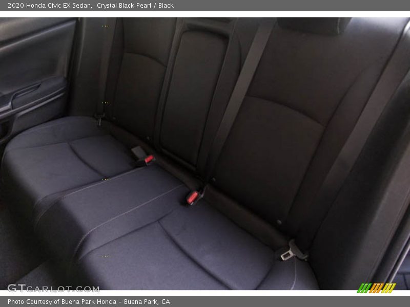 Crystal Black Pearl / Black 2020 Honda Civic EX Sedan
