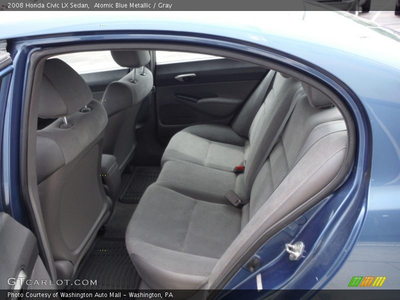 Atomic Blue Metallic / Gray 2008 Honda Civic LX Sedan