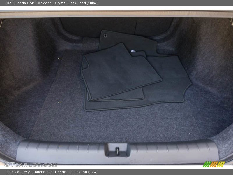 Crystal Black Pearl / Black 2020 Honda Civic EX Sedan
