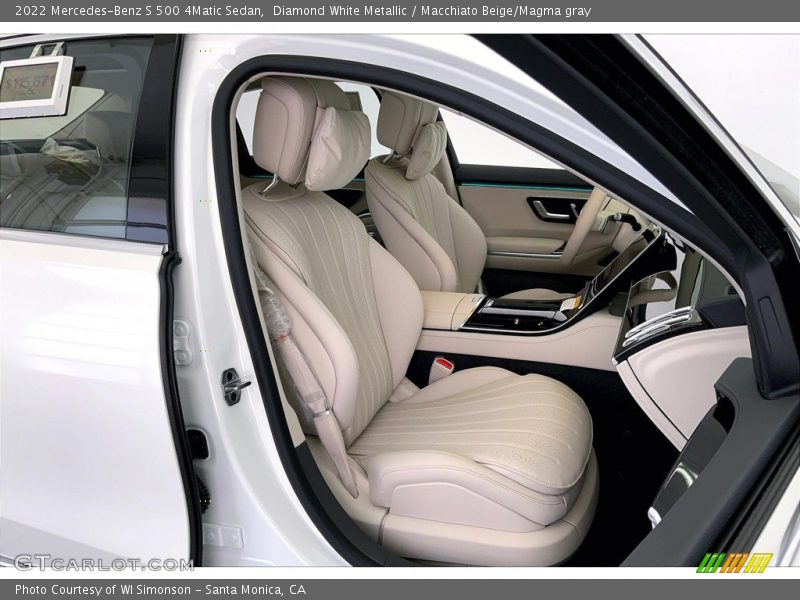  2022 S 500 4Matic Sedan Macchiato Beige/Magma gray Interior