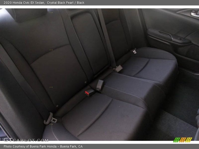 Crystal Black Pearl / Black 2020 Honda Civic EX Sedan