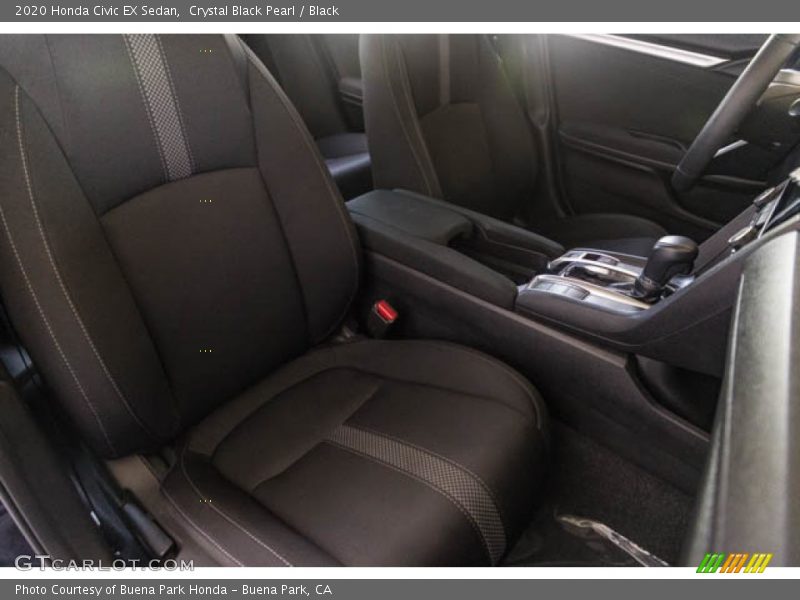 Crystal Black Pearl / Black 2020 Honda Civic EX Sedan
