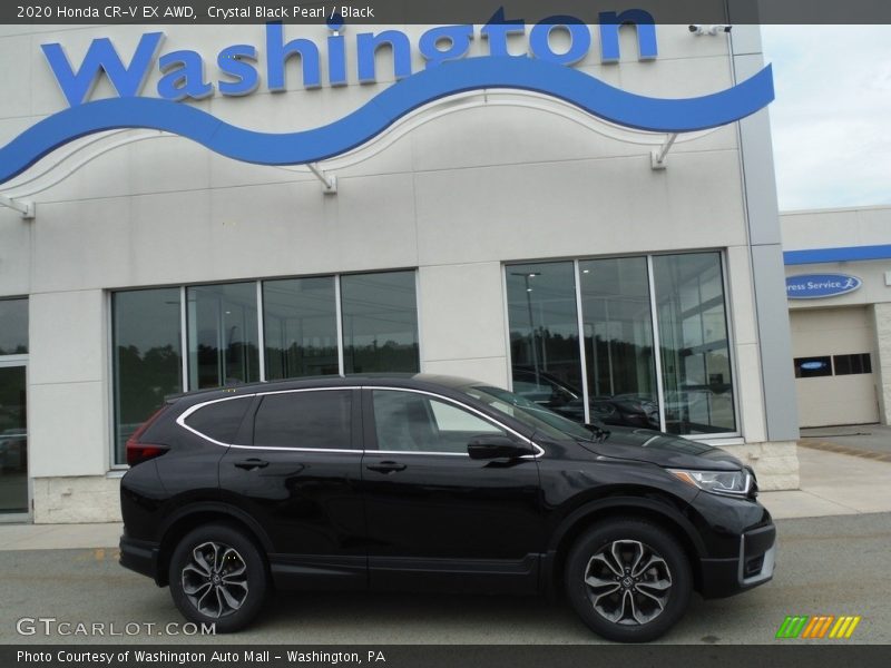 Crystal Black Pearl / Black 2020 Honda CR-V EX AWD