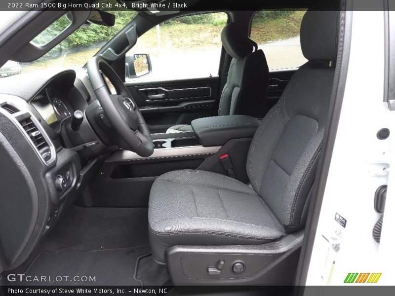 Bright White / Black 2022 Ram 1500 Big Horn Quad Cab 4x4