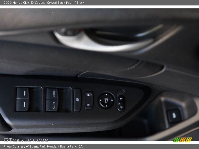 Crystal Black Pearl / Black 2020 Honda Civic EX Sedan