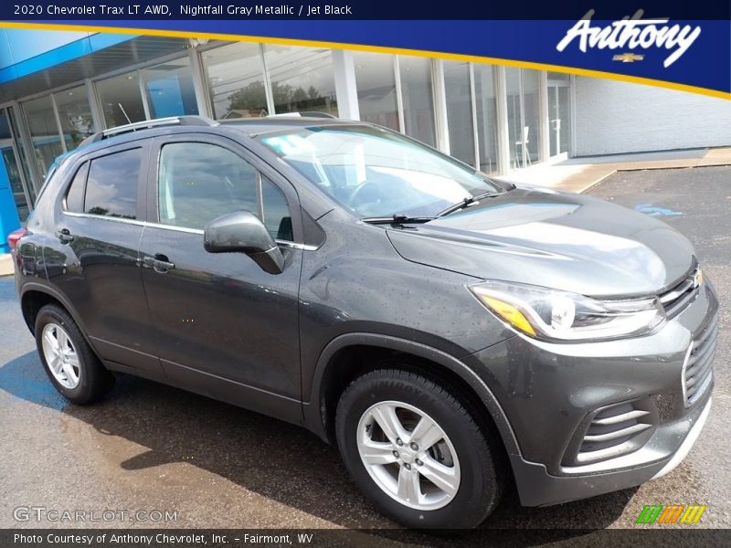 Nightfall Gray Metallic / Jet Black 2020 Chevrolet Trax LT AWD