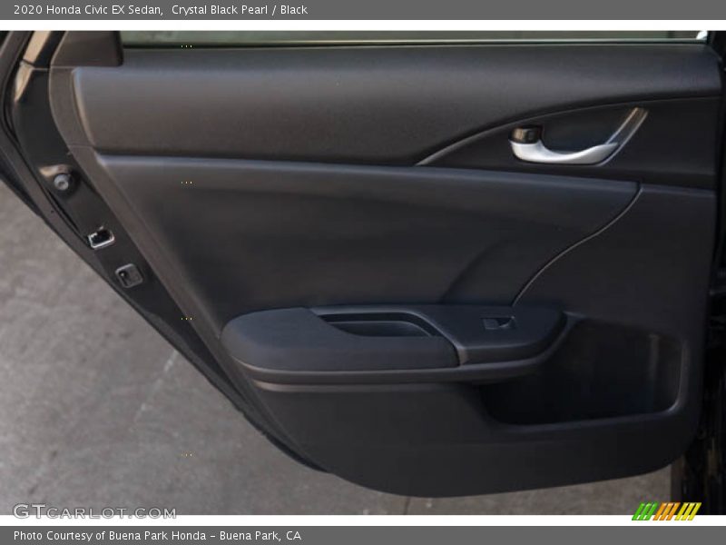 Crystal Black Pearl / Black 2020 Honda Civic EX Sedan