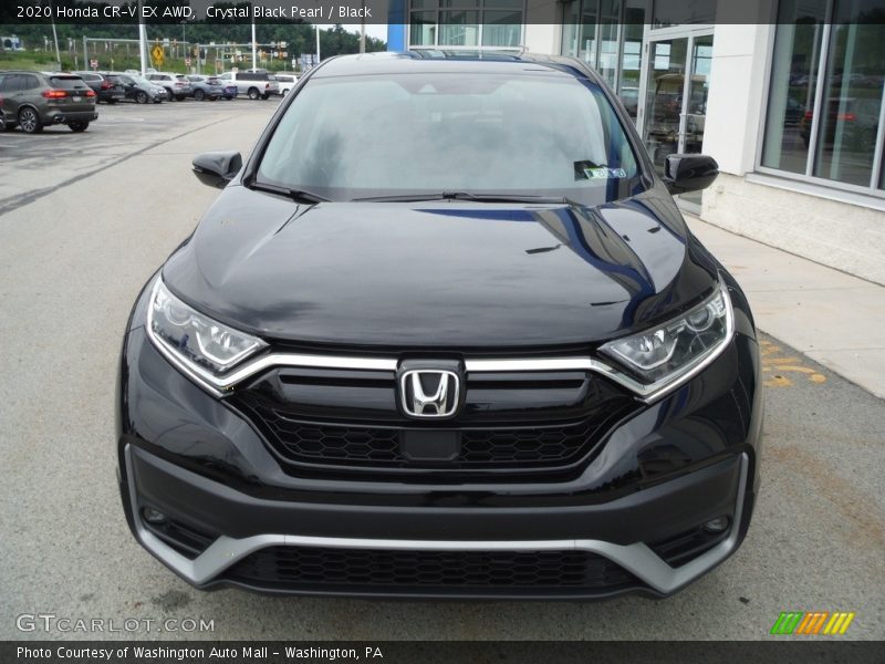 Crystal Black Pearl / Black 2020 Honda CR-V EX AWD