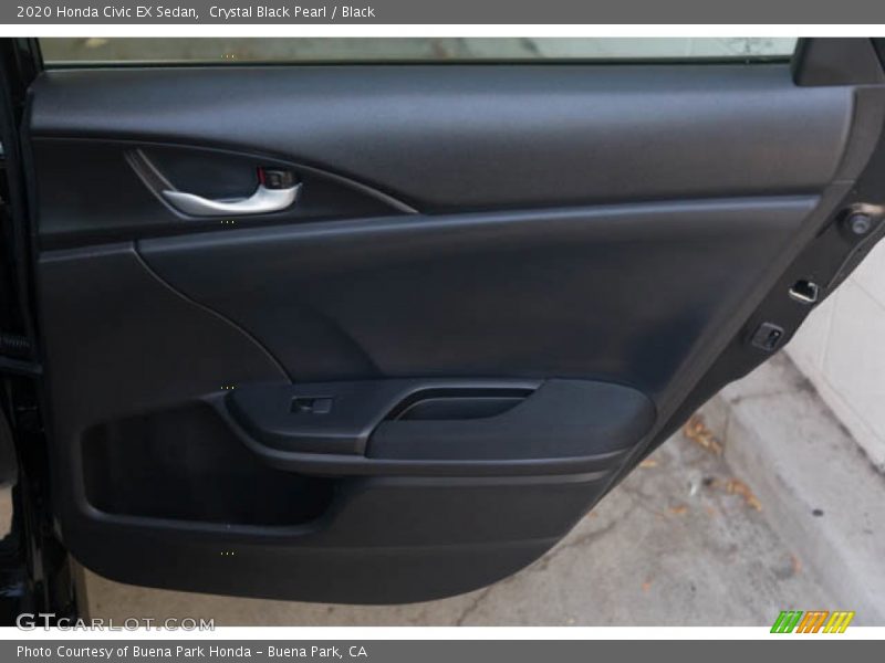 Crystal Black Pearl / Black 2020 Honda Civic EX Sedan