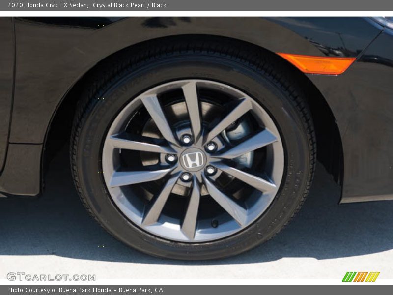 Crystal Black Pearl / Black 2020 Honda Civic EX Sedan