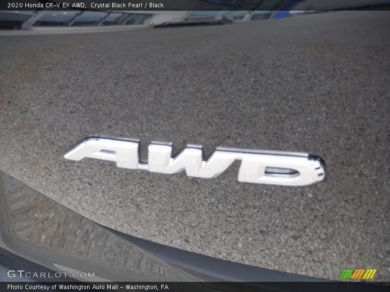 Crystal Black Pearl / Black 2020 Honda CR-V EX AWD